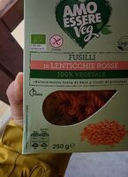 Fusilli di lenticchie rosse