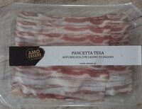 Pancetta tesa affumicata con legno di faggio