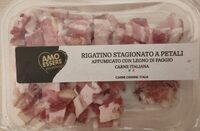 Rigatino stagionato a petali affumicato con legno di faggio