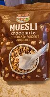 Muesli croccante al cioccolato fondente e nocciole