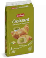 Croissant con crema al pistacchio