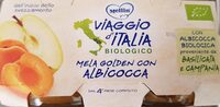 Viaggio d'Italia biologico - mela golden con albicocca