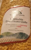 Lenticchie decorticate gialle