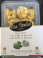 Pâtes fraîches ricotta épinards