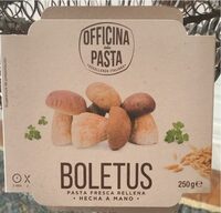 Boletus pasta fresca rellena