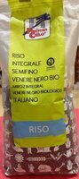 Riso integrale semifino Venere nero bio