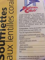 Soufflettes aux lentilles corail