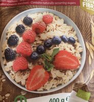 Porridge bio con frutti rossi