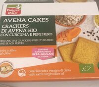 Avena cakes curcuma e pepe nero