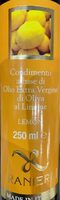 Condimento olio al limone