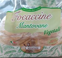 Focaccine Mantovane Vegetali