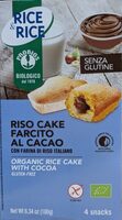 Riso cake farcito al cacao