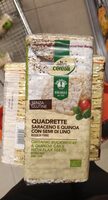 Quadrette saraceno e quinoa con semi di lino