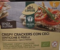 Crispy Crackers con Ceci Lenticchie e Piselli