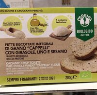 Fette biscottate int. di grano capelli girasoli lino sesamo