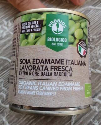 Soia edamame italiana lavorata fresca