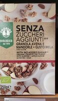 Senza zuccheri aggiunti Granola avena  mandorle