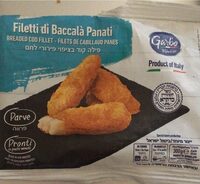 Filets de cabillaud panés