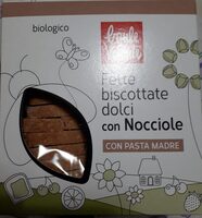 Fette biscottate dolci con nocciole