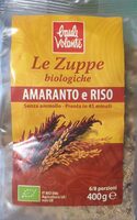 Zuppa amaranto e riso
