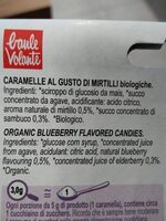 Caramelle al gusto di mirtilli