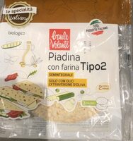 Piadina con farina tipo2