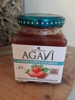 Agavi marmellata fragole con succo agave