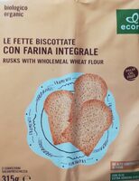 Le fette biscottate con farina integrale