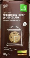 Discolo con gocce di cioccolato