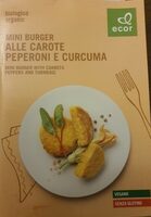 Mini burger alle carote peperoni e curcuma