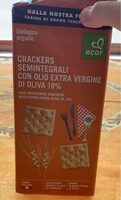 Crackers semintegrale con olio extra vergine di oliva 10 %