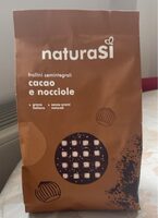 Biscotti di farina di grano tenero tipo 2 al cacao e nocciole biologici
