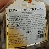 Taralli Multicereali