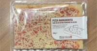 Pizza margherita con olio extra vergine di oliva
