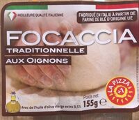 Focaccia traditionnelle aux oignons