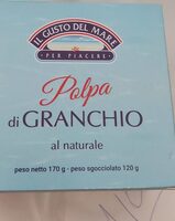 Polpa di granchio al naturale
