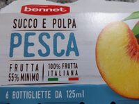 Succo e polpa pesca
