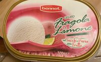 Gelato fragola e limone