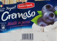Mirtilli in pezzi