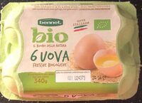 6 uova fresche biologiche