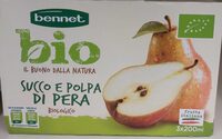 Succo e polpa di pera