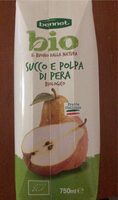 Succo e polpa di pera