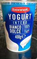 Yogurt intero bianco dolce