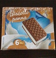 Biscotto al gusto panna