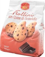 Frollini con gocce di cioccolato