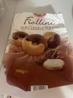 Frollini con cacao e panna
