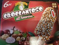 Gelato croccantoso all'amarena
