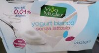 Yogurt bianco senza lattosio