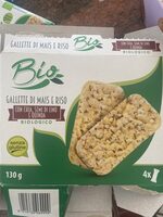 Gallette di mais e riso