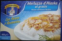Merluzzo d'Alaska al gratin